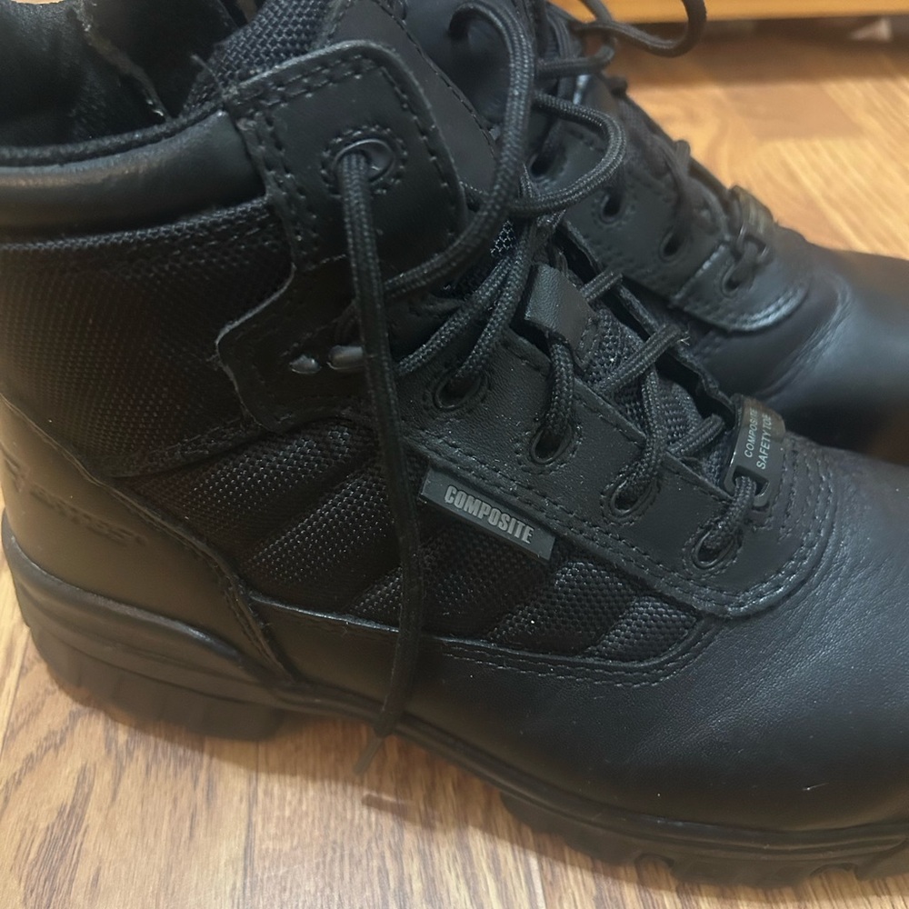 Bates Black Composite Toe Boots